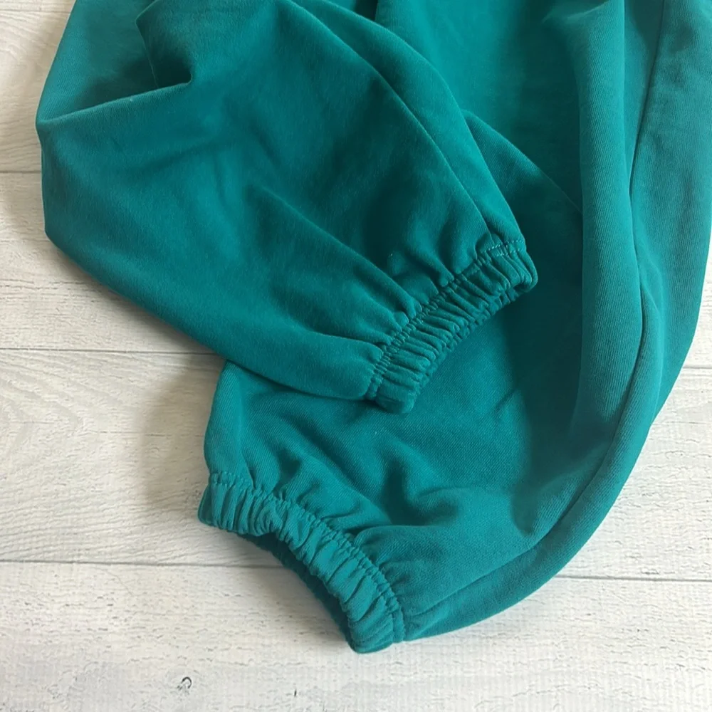 Nike Air Jordan Flight‎ Loose Fit Joggers Sweatpants Sz S Teal Jade Green